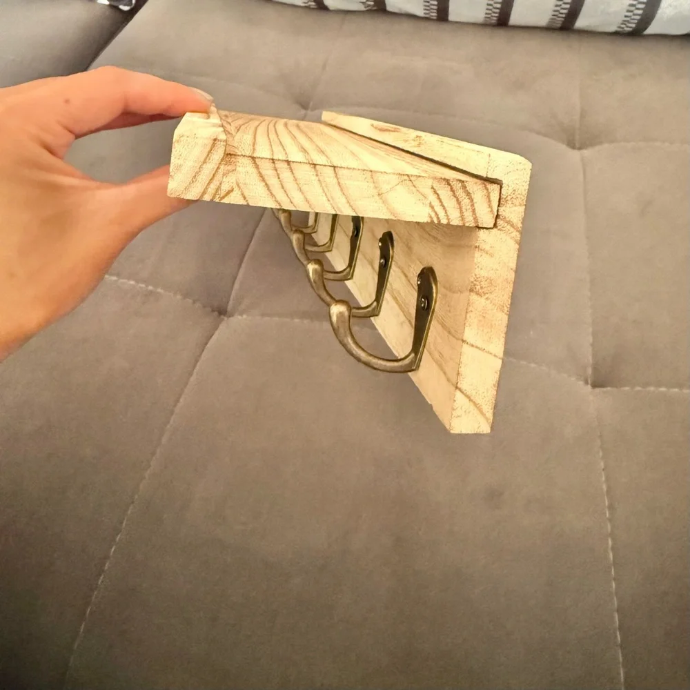 Wood Wall Shelf Organizer